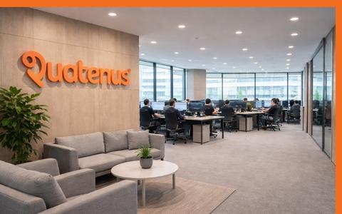 Escritório da Quatenus com equipa de especialistas dedicada ao desenvolvimento de soluções de gestão de frotas, telemetria e monitorização GPS.